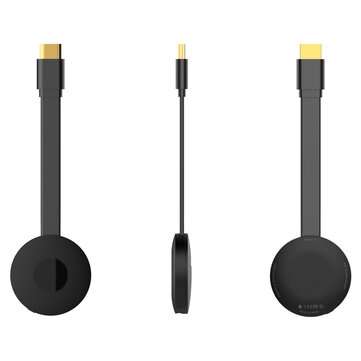 E6 4K Screen Projection Miracast HD 1080P Wireless WiFi Display Dongle Cast TV Dongle 2.4G+5G For Pr