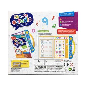 E-Book Children Early Reading Machine Spanish English Voice Book Cute Learning Machine Kids Early Ed