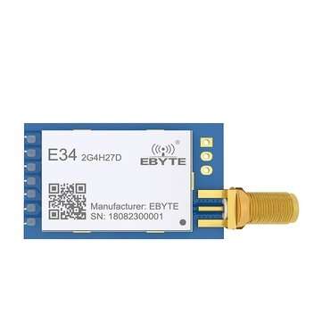 Ebyte E34-2G4H27D nRF24L01P 2.4GHz 5km 27dBm 500mW DIP Auto Hopping Wireless Transceiver UART Modu