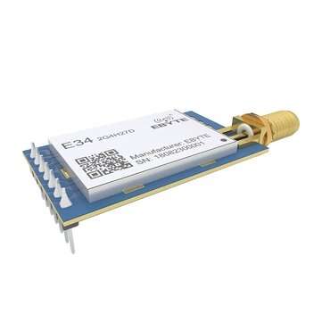Ebyte E34-2G4H27D nRF24L01P 2.4GHz 5km 27dBm 500mW DIP Auto Hopping Wireless Transceiver UART Modu