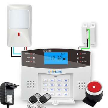 EARYKONG Wired PIR Infrared Motion Detector PET Immune Infrared Detector for Home Burglar GSM Alarm