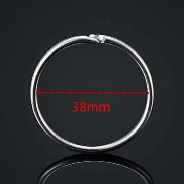EDC Stainless Steel Keychain Hanging Buckle Tool 32/35/38mm (SIZE: 38MM)