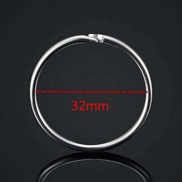 EDC Stainless Steel Keychain Hanging Buckle Tool 32/35/38mm (SIZE: 32MM)