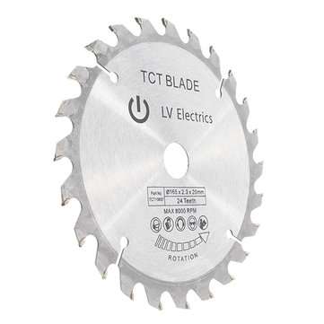 Effetool 165mm 24 Teeth Circular Saw Blade Tungsten Steel Saw Blade