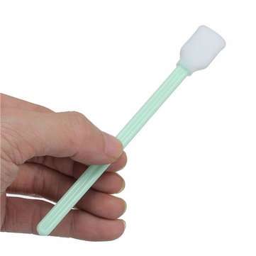 Effetool 50pcs 127mm Cleaning Swabs Sponge Swabs Machine Sponge Stick Clean Cotton Swab