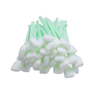 Effetool 50pcs 127mm Cleaning Swabs Sponge Swabs Machine Sponge Stick Clean Cotton Swab