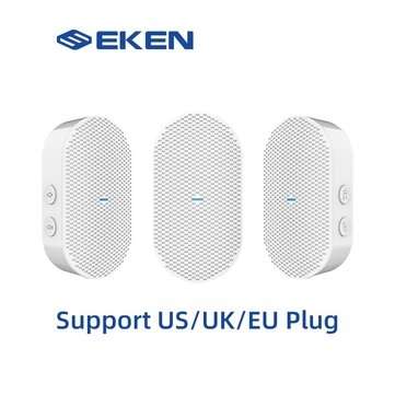 EKEN 433MHz Ding Dong Receiver Indoor Wireless Doorbell Visual Doorbell Intelligen... (PLUG: EUPLUG)
