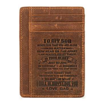 ELASTIC WALLETS Slim Wallet Crazy-Horse Leather RFID Fabric Inner Wallet 2021 Valent... (COLOR.: #1)