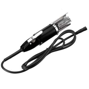 Electric Fish Scaler Fish Stripper Scale Scraper Remover Cleaning Tool Kitchen (COLOR.: BLACK)