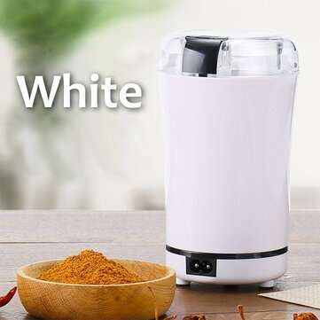 Electric Coffee Mill Grinder 800W 220V Transparent Lid Security Sna... (PLUG: EUPLUG | COLOR: WHITE)