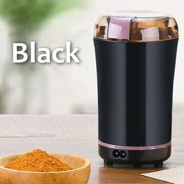 Electric Coffee Mill Grinder 800W 220V Transparent Lid Security Sna... (PLUG: EUPLUG | COLOR: BLACK)