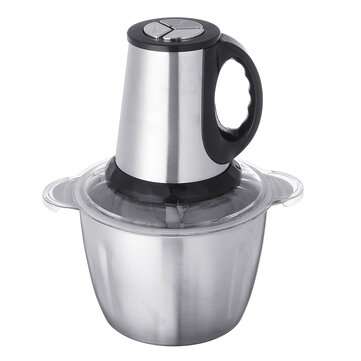 Electric Meat Grinder Food Processor Chopper Blender Slicer 3 Gears 3L 220V