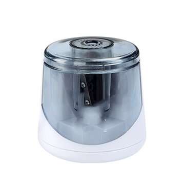 Electric Pencil Sharpener USB Charging Battery Powered Dual... (POWER BY: USBBATTERY | COLOR: WHITE)