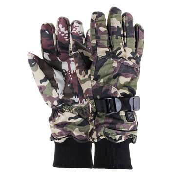 Electric Motorcycle Gloves Heater Finger Hand Warmer Rechargeable