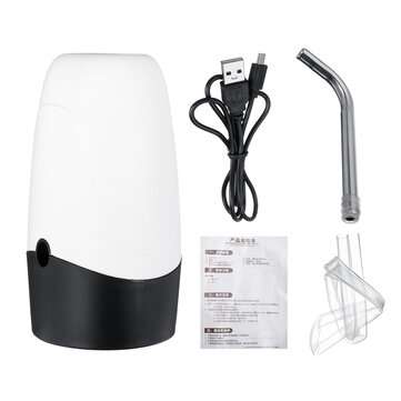 Electric Water Pump Dispenser USB Rechargeable Drinking Gallon Water Bottle (COLOR1: WHITE)