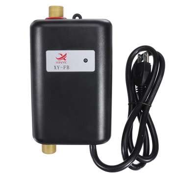 Electric Tankless Hot Water Heater Instant Heating For Bathroom Kitchen Washing Wi... (PLUG: USPLUG)