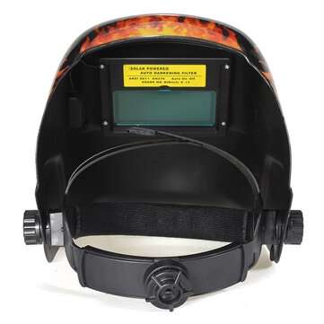 Electrical Welding Helmet Solar Energy Automatic Darkening Skull Mask