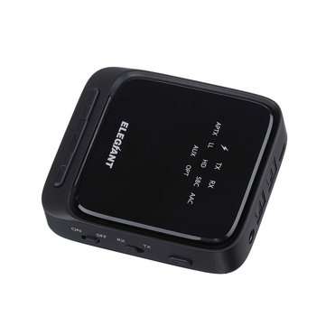 ELEGIANT bluetooth5.0 Transmitter Receiver Wireless Audio Adapter  HD  LL for TV Car Laptop Stereo H