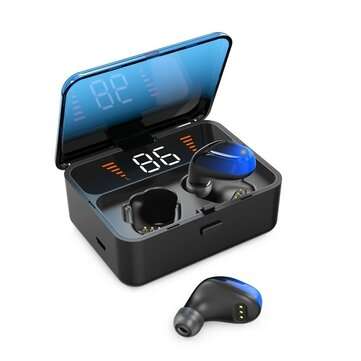 ES01 TWS bluetooth 5.0 Touch Control Earphone DSP Noise Reduction Bilateral Calls ... (COLOR.: BLUE)