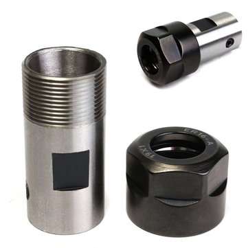 ER16 Collet Chuck Holder Motor Shaft Extension Rod Inner Hole 8mm