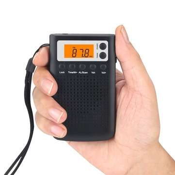EU/US/JP Type Mini Radio Built-in Clear Speaker Portable Stereo FM/AM Hearing Radi... (TYPE: USPLUG)