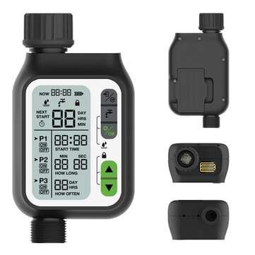 EU Standrad 2020 New LCD Screen Electronic Automatic Sprinkler Controller Rain Sensor Child Lock Sep