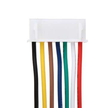 Excellway 10 Sets Mini Micro JST XH2.54mm 7 Pin Connector Plug Socket Wire Cable 150mm