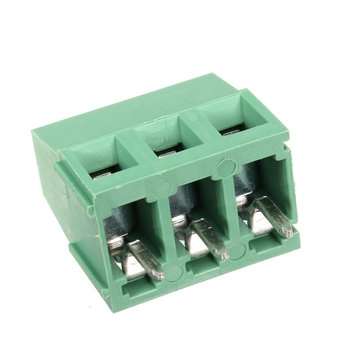 Excellway DR22 10pcs 5.0mm 2/3 Pin PCB Screw Terminal Block Connectors (TYPE: 3PIN)