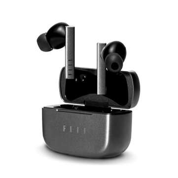 FIIL CC Pro TWS bluetooth 5.2 Earbuds Dual Active Noise Reduction ANC ENC HD Calls... (COLOR: BLACK)