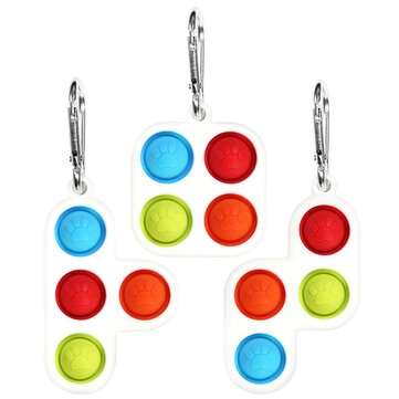 Fidget Bubble Toy Set Anxiety Stress Reliever Board Game Sensory Simple Dimple Silicon... (TYPE: #2)