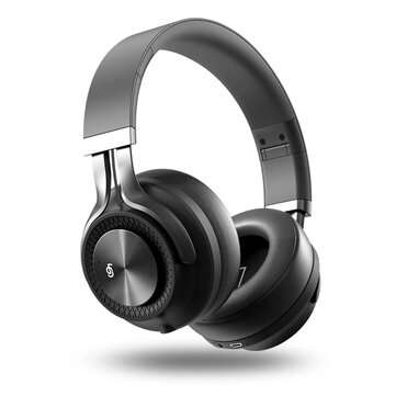 Fingertime A01 Active Noise Cancelling Wireless Headset Deep Bass Hifi Sound ANC b... (COLOR: BLACK)