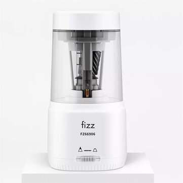 Fizz Electric Pencil Sharpener White Automatic Pencil Sharpener USB Charge Powered... (COLOR: WHITE)