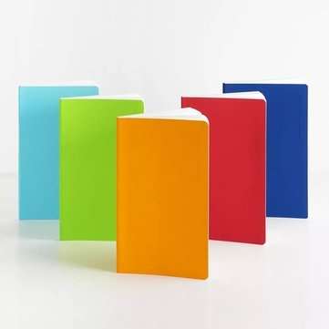 Fizz 1 Piece PU Cover Notebook Portable Travel Notepad Students Journal Diary Of... (COLOR.: ORANGE)