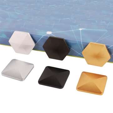 Flipo Flip Desktop Stress Relief Toy Alloy Decompression Adult Kid... (SHAPE: HEXAGON | COLOR: GOLD)