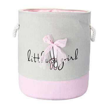 Foldable Kids Toy Clothes Storage Bag Printed Laundry Hamper Clothes Washin... (PATTERN: DANCESHOES)