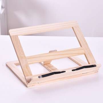 Folding Bookshelf Wooden For Reading