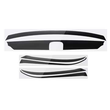 For 2018 Hondas Accord 10th 4 Door Front Grill Grille Trim Sticker Decals (COLOR: GLOSSBLACK)