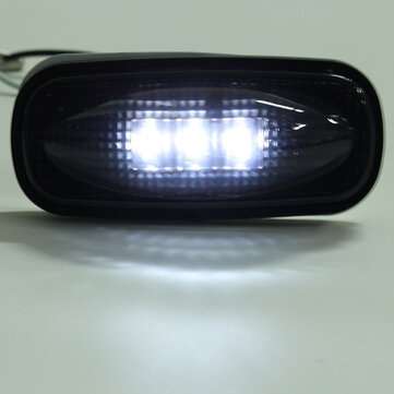 For Ford F350 F450 LED Fender Bed Side Marker Lights Lamps Smoke Lens (COLOR.: WHITE)