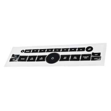 For 2007-14 Chevy GM Buick Saturn Radio Button Decal Sticker Repair Replace