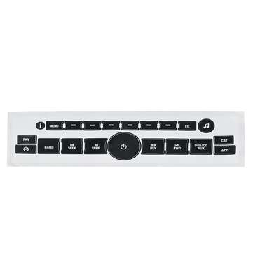 For 2007-14 Chevy GM Buick Saturn Radio Button Decal Sticker Repair Replace