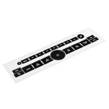 For 2007-14 Chevy GM Buick Saturn Radio Button Decal Sticker Repair Replace
