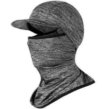 Full Face Mask Cool Summer Motorcycle Outdoor Riding Mask Neckerchief Cool Sun... (COLOR: LIGHTGREY)