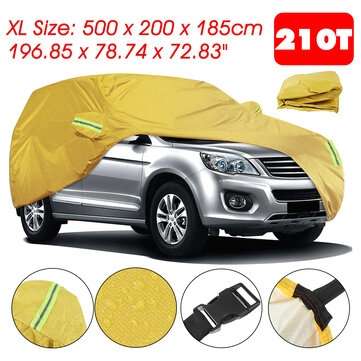 Full SUV Car Cover Waterproof In Outdoor Sun UV Snow Rain Dust Resistant (SIZE: XL)