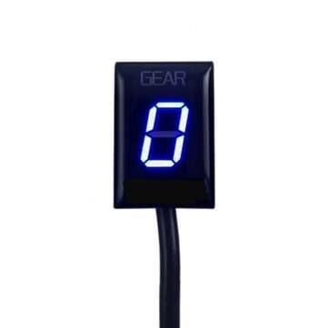 Gear Display Indicator Motorcycle Ecu Direct Mount 1-6 Speed For Yamaha FZ6 FZS 60... (COLOR.: BLUE)