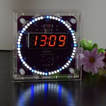 Geekcreit Fourth Generation DIY EC1838B DS3231 Light Cont... (DESIGN: REDDIGITALTUBEBLUE&WHITELED)