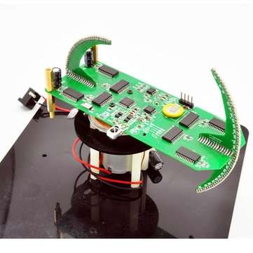 Geekcreit DIY Biaxial Spherical Rotating DIY LED Flash Kit Creative POV Soldering Training Kit