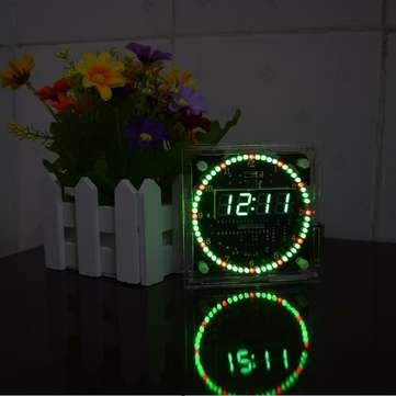 Geekcreit Upgrade DIY EC1515B DS1302 Light Cont... (DESIGN: GREENDIGITALTUBERED&GREENLEDWITHHOUSING)