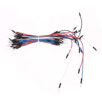 Parts Package Kit + 3.3V/5V Power Module+MB-102 830 Points Breadboard +65 Flexible Cables+ J