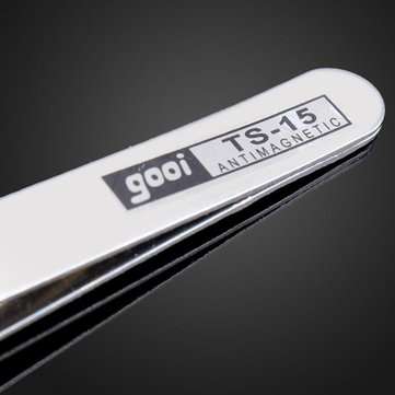 GOOI TS - 15 1mm 45 Curved Tweezers High Precision Rhinestone Tweezers