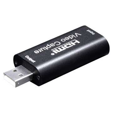 Grwibeou Full HD 1080P HDMI to USB Video Capture Card Live Streaming VHS Capture Board Game Video Re